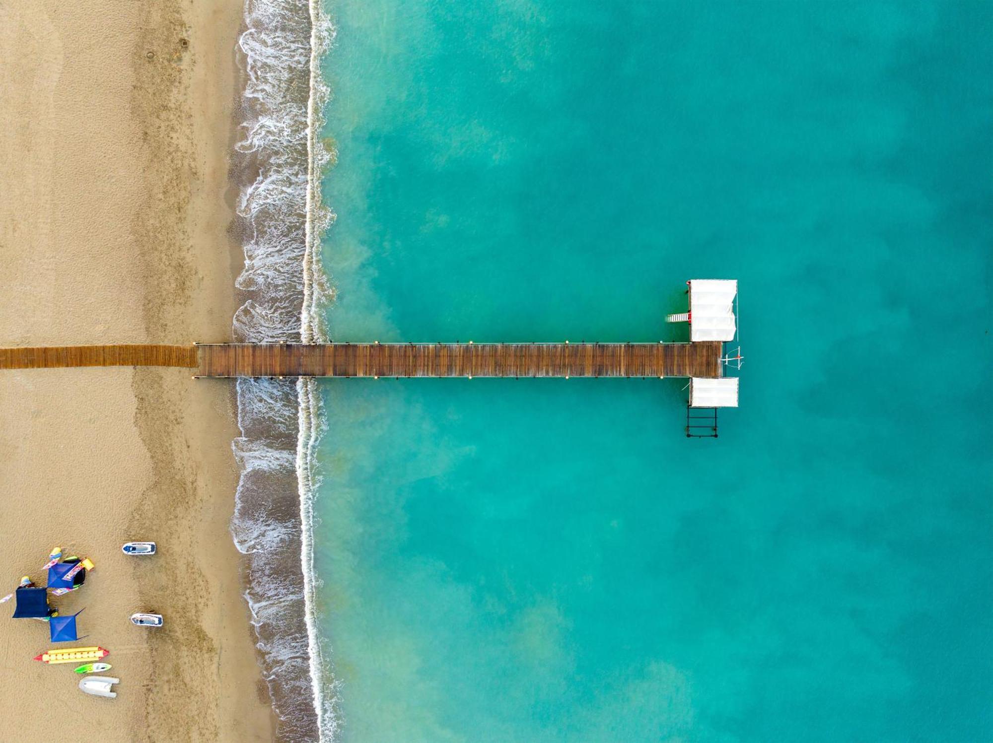 Asteria Family Resort Belek Antalya Extérieur photo Aerial view of the beach